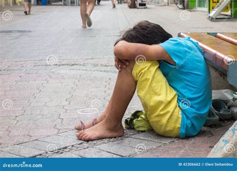 Beggar Child Boy Editorial Photography Image Of Money 42306662
