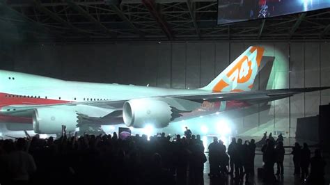 Boeing Reveals The First 747 8 Intercontinental In Sunrise Orange