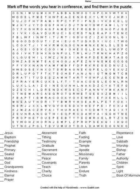 Free Word Search Maker With Answer Key Powentrax