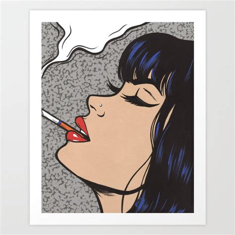 Курящая Девушка Рисунок Лучшая Фото Подборка