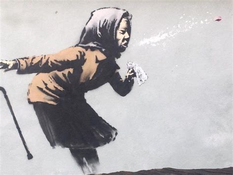 Banksy the miserables in london, uk. Banksy mural appears in Bristol overnight