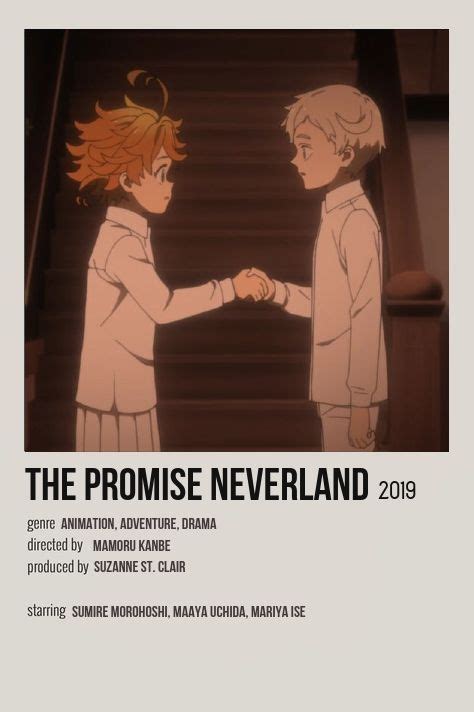 The Promised Neverland Minimalist Anime Series Poster Movie Posters
