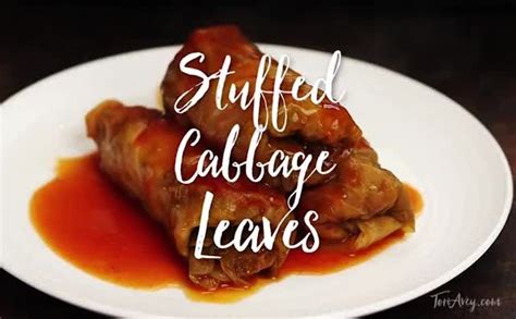 Stuffed Cabbage Leaves Delicious Savory Recipe Video Tori Avey Kosher Cooking