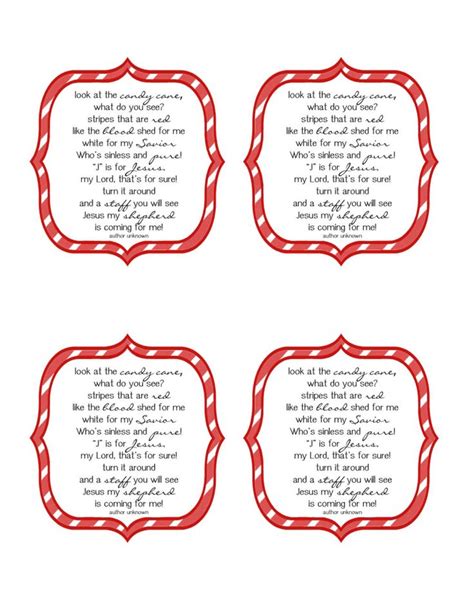 Christmas candy cane poem about jesus Candy Cane Poem.pdf - Google Drive | Christmas gift ideas ...