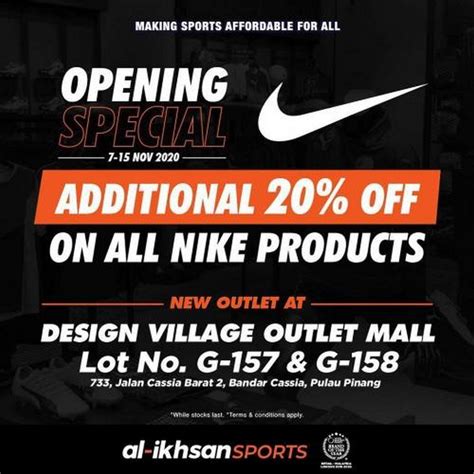 We will alert you when there is an awesome deal ! 7-15 Nov 2020: Al-Ikhsan Sports Opening Promotion at ...