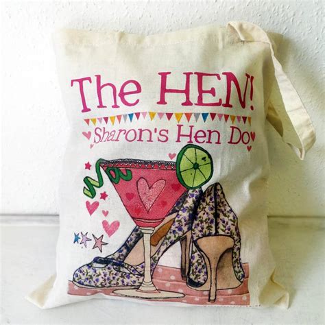 Personalised Hen Party Bags By Alice Palace