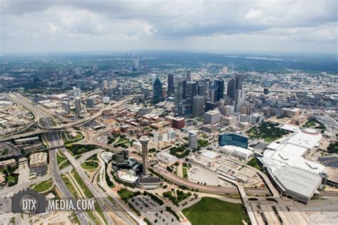 Downtown Dallas Aerial Photography Dtx Media
