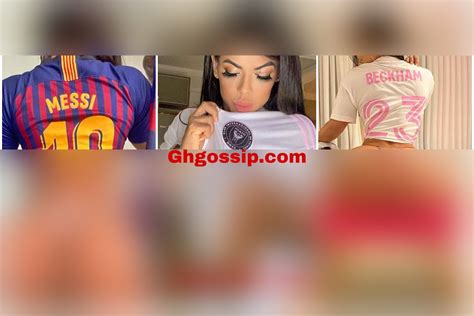 Suzzy Cortez Miss Bumbum Ditches Messi To Flaunt Her Butt In New David Beckham Inter Miami Jersey