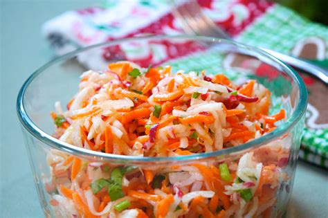 Learn about the nutritional value of daikon and how to pickle it. Pickled Daikon Radish and Carrot Salad - Further Food
