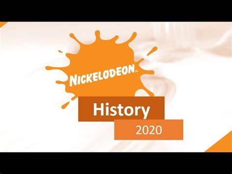 History Of Nickelodeon Youtube