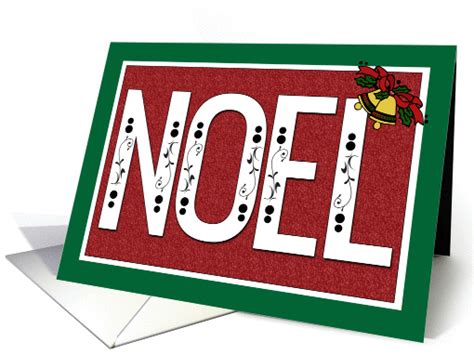 Christian Noel With Holiday Bells For Christmas Card 1299372