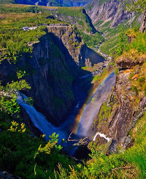 Norwegian Waterfall Voringsfossen Stock Photos Pictures And Royalty Free