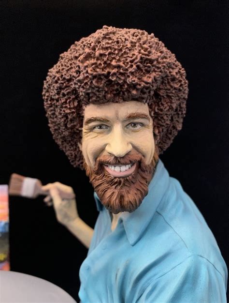 Bob Ross Bust By Mike Hoekstra Putty Paint