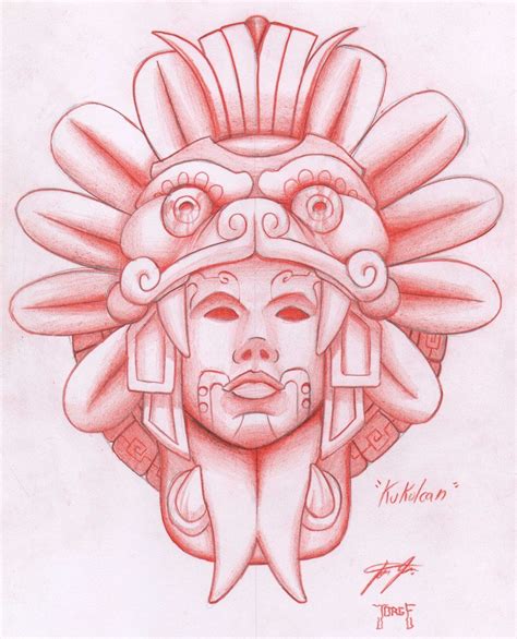 Aztec Drawing Mayan Art Mexican Art Tattoos