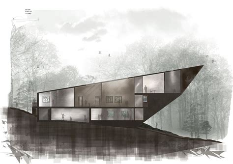 See more ideas about architecture sketch, architecture drawing, architecture presentation. The retreat project. Section by MySecretCloneLover on ...