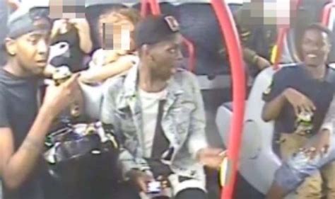shocking cctv shows girl attacked by bus mob uk news uk
