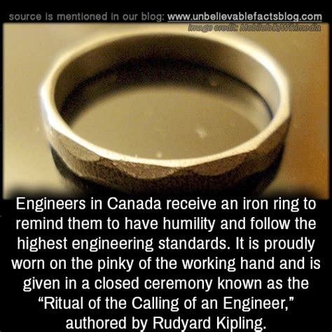 Engineers In Canada Receive An Iron Ring To Remind Them To In 2020