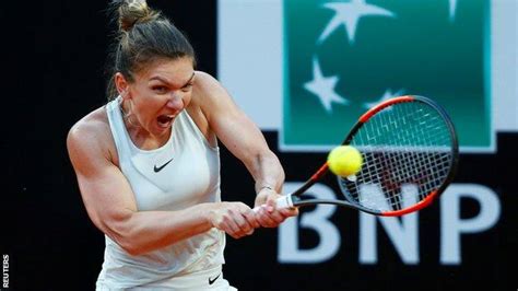 Italian Open Simona Halep Beats Maria Sharapova To Reach Final Bbc Sport