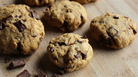 No one can ever believe these soft and classic chocolate chip cookies are actually vegan! Soft Oat Chocolate Chip Cookies Recipe | Naturally Sweetened No Dairy or Eggs | The Sweetest ...