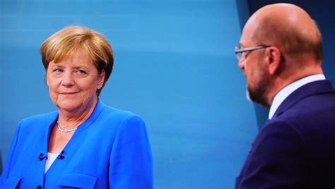 Angela Merkel With Advantage Over Martin Schultz Ahead Of Election
