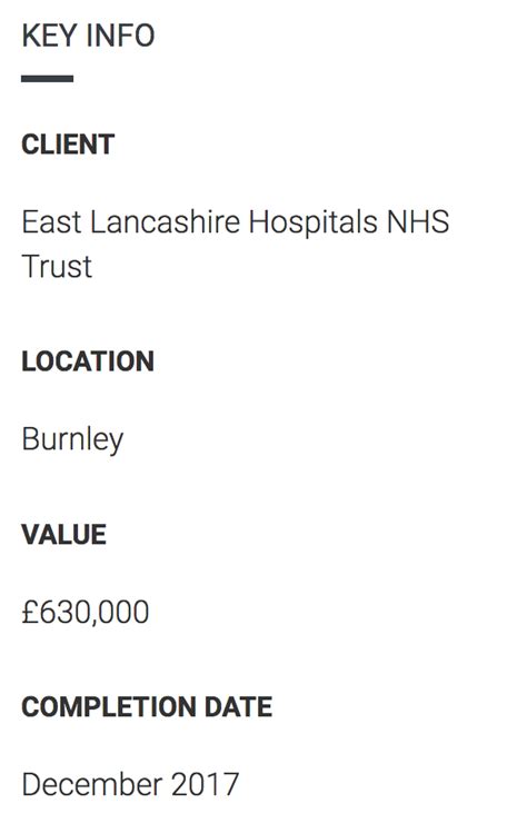 New Chemotherapy Suite At Burnley General Hospital