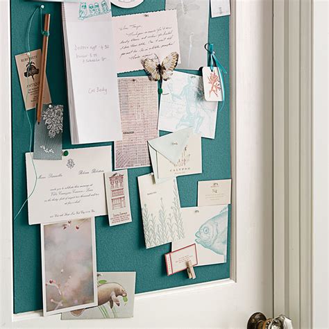 Clever small living room decorating ideas real simple. DIY Corkboard | Martha Stewart