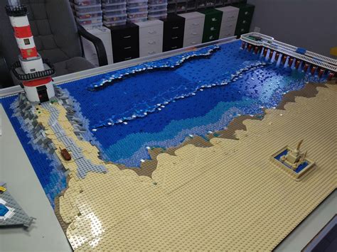 Pin By José Tavares On Lego Moc Lego Beach Lego Lego Creations