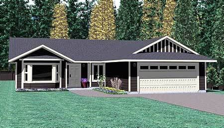 bedroom bungalow home plan mg architectural designs house