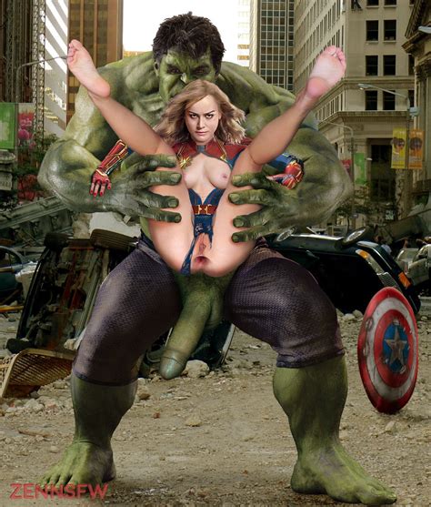 Post 3048384 Brie Larson Captain Marvel Carol Danvers Hulk Hulk