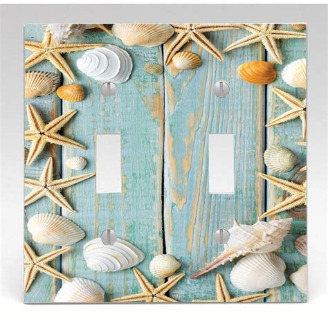 Bar stools, chairs, mirrors, accent items, window coverings and more. Home & Living :: Home Decor :: Seashell Wood Plank Image ...