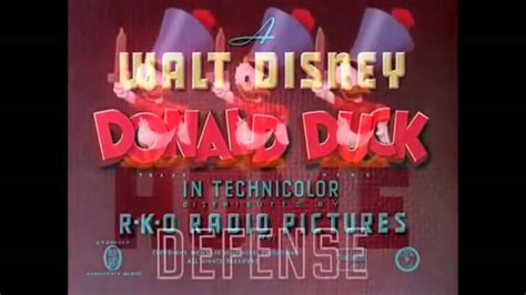 Donald Duck Cartoon Cured Duck And Home Defense Hd Youtube