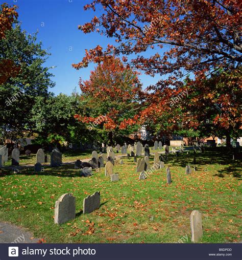 Burying Point Salems Old Cemetery Salem Massachusetts New England