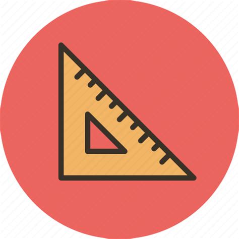 Measure Rule Ruler Scale Tool Triangle Icon Download On Iconfinder