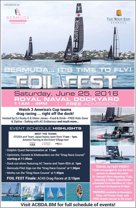 Foil Fest 2016 Set For Saturday In Dockyard Bernews