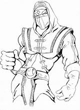 Mortal Kombat Pages Coloring Zero Sub Scorpion Colouring Vs Coloriage Printable Ermac Mortel Template Getdrawings sketch template