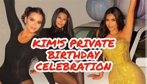 Kim Kardashian Birthday Celebration Inside Party Pictures Of Kim With