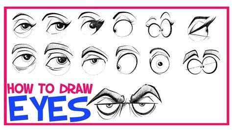 How To Draw Eyes Cartooning 101 4 Youtube