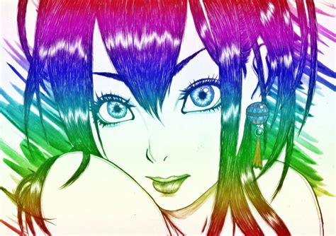 Anime And Manga Beauties 1 Colored On Ecchi Fanartists Deviantart