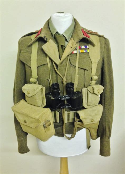 Ww2 British Officers Uniform And Equipment