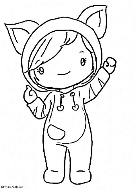 Lovely Ava Coloring Page