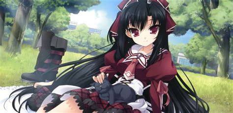 Anime Cat Girl Black Hair Wallpapers Wallpaper Cave