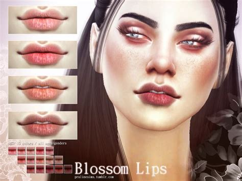 Blossom Lips N67 By Pralinesims At Tsr Sims 4 Updates Sims 4 Sims