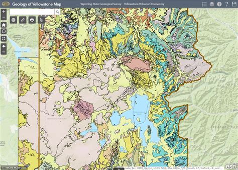 Theres A New Interactive Map On Yellowstone Geology And Its Pretty