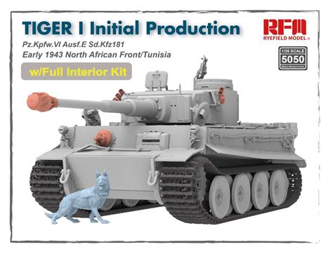 Rye Field Models Tiger I Initial Production Early North