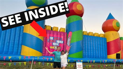 world s biggest bounce house big bounce america bounce house and obstacle course youtube