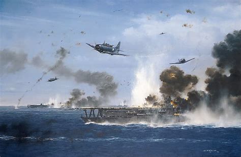 Midway 70 Years Later Forces Engaged 4 June 1942 Aircraft Art