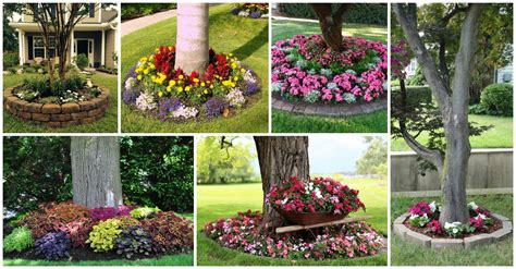 Landscape Perfection 15 Stunning Ideas For Decorating Around Trees