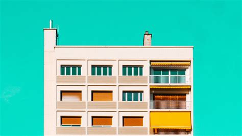 Download Wallpaper 1920x1080 Building Facade Balcony Architecture