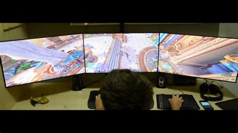 Nvidia Surround Test With World Of Warcraft 120hz Youtube