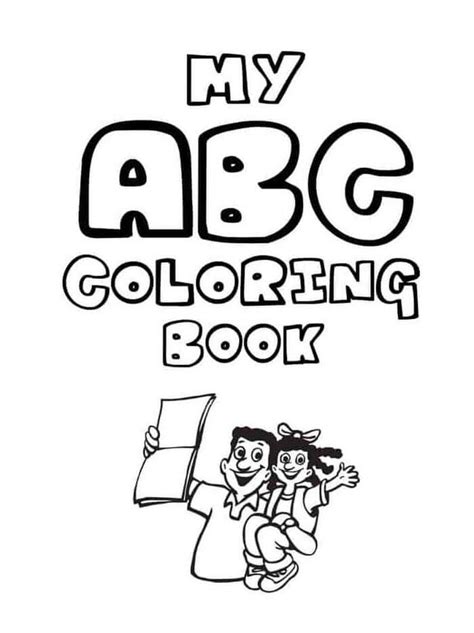 Libro De Colorear Abc Para Colorear Imprimir E Dibujar Coloringonlycom